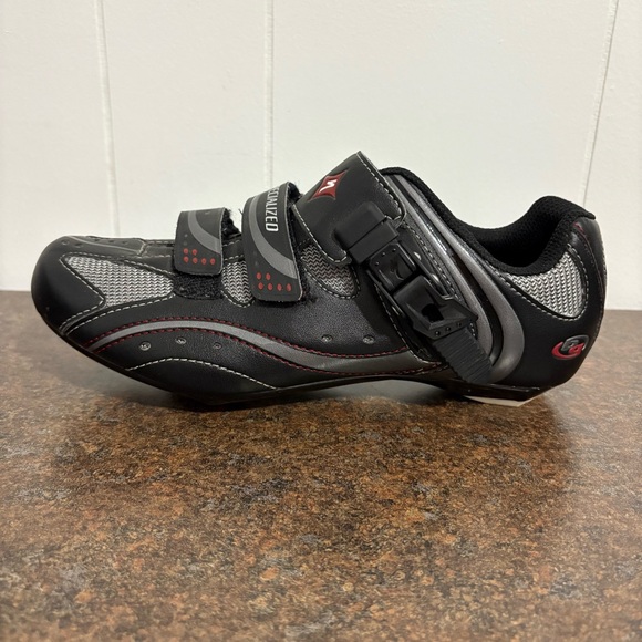 Women’s Specialized BG Bicycle Shoes Size 8.5 EUC Black Grey - Picture 11 of 16
